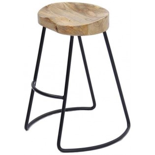 Black Bar Counter Stool